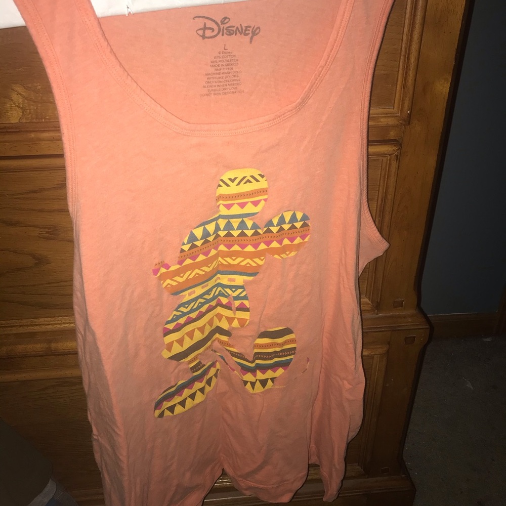 Disney Mickey Mouse Tank Top with Pattern
